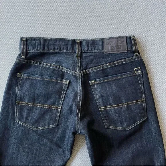 Denizen Levi’s 218 Slim Straight Fit NWOT Dark Denim Youth Size 16 Reg - Picture 3 of 10